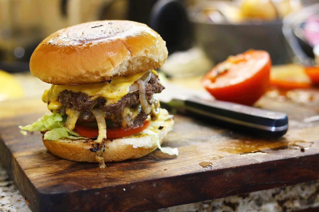 Double Meat, Double Cheese Smashburger
