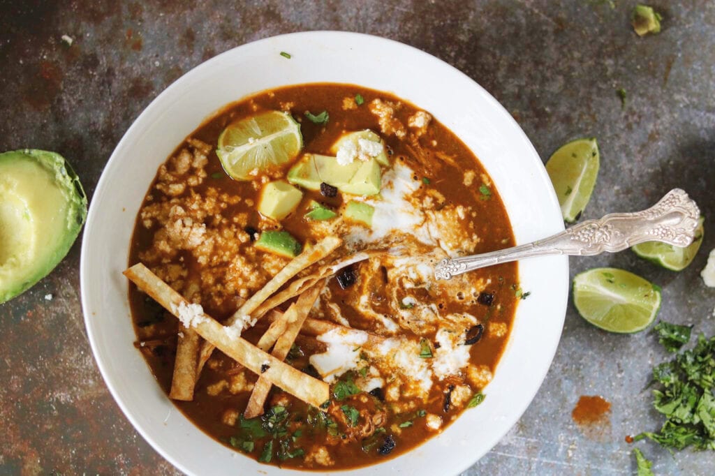 Authentic Tortilla soup