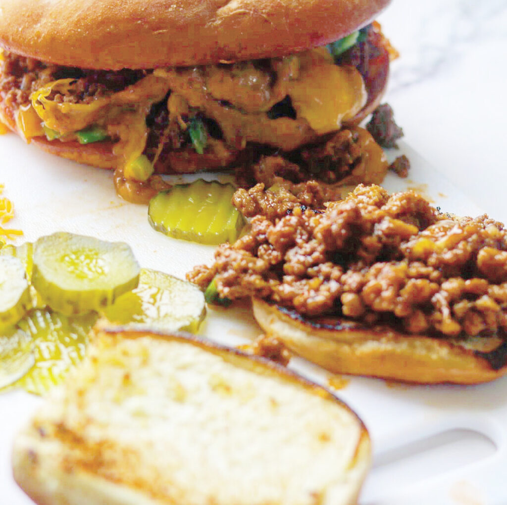 Sloppy Joe Grilled Cheese
