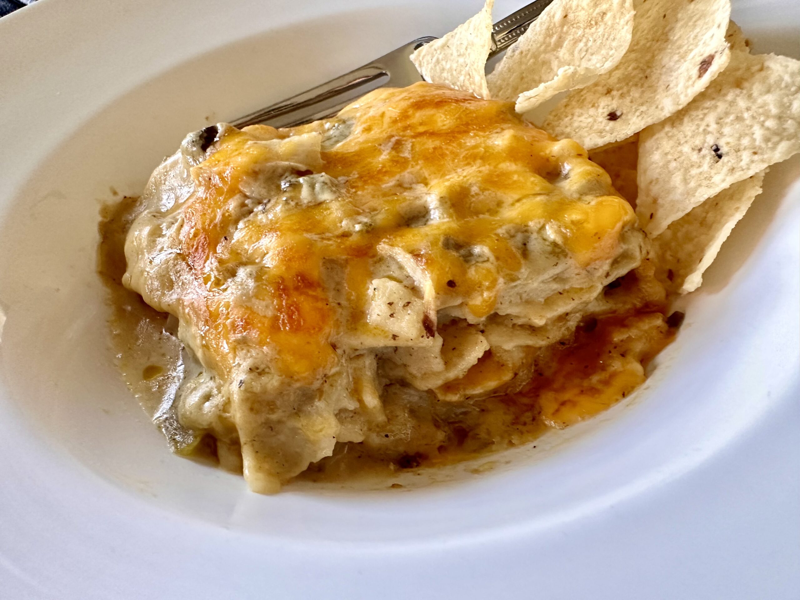 Hatch Green Chile Chicken Casserole