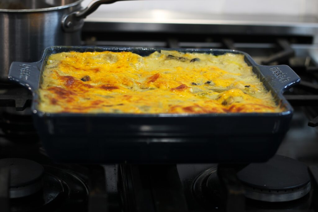 Hatch Green Chile Chicken Casserole