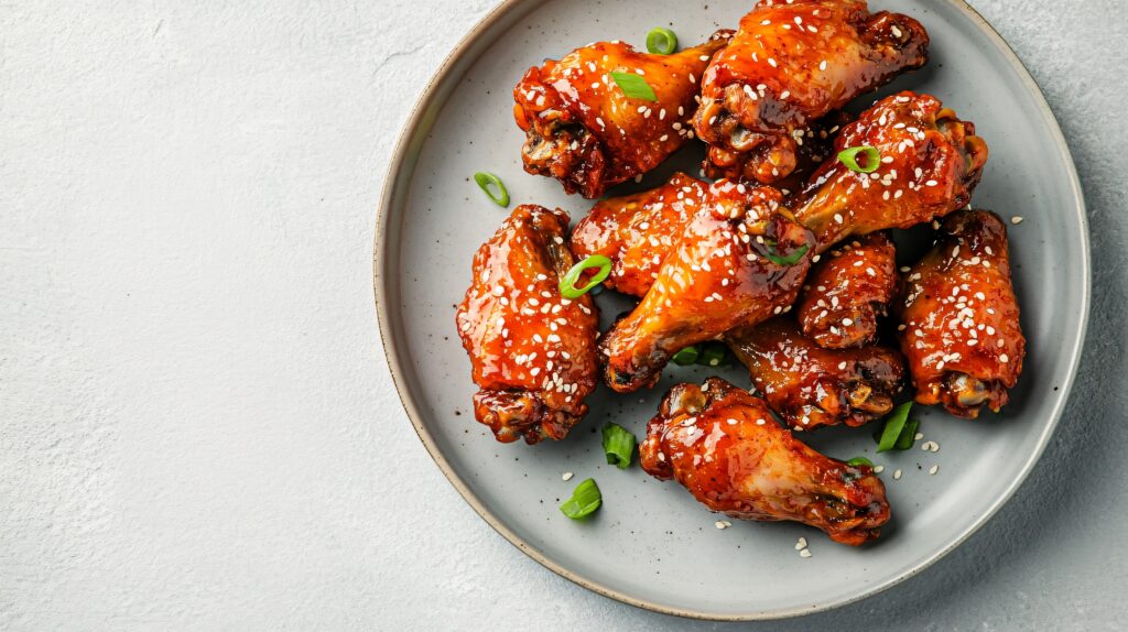 Sticky Baked Chicken Wings