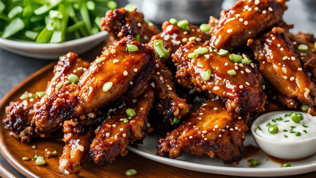 Sticky Baked Chicken Wings