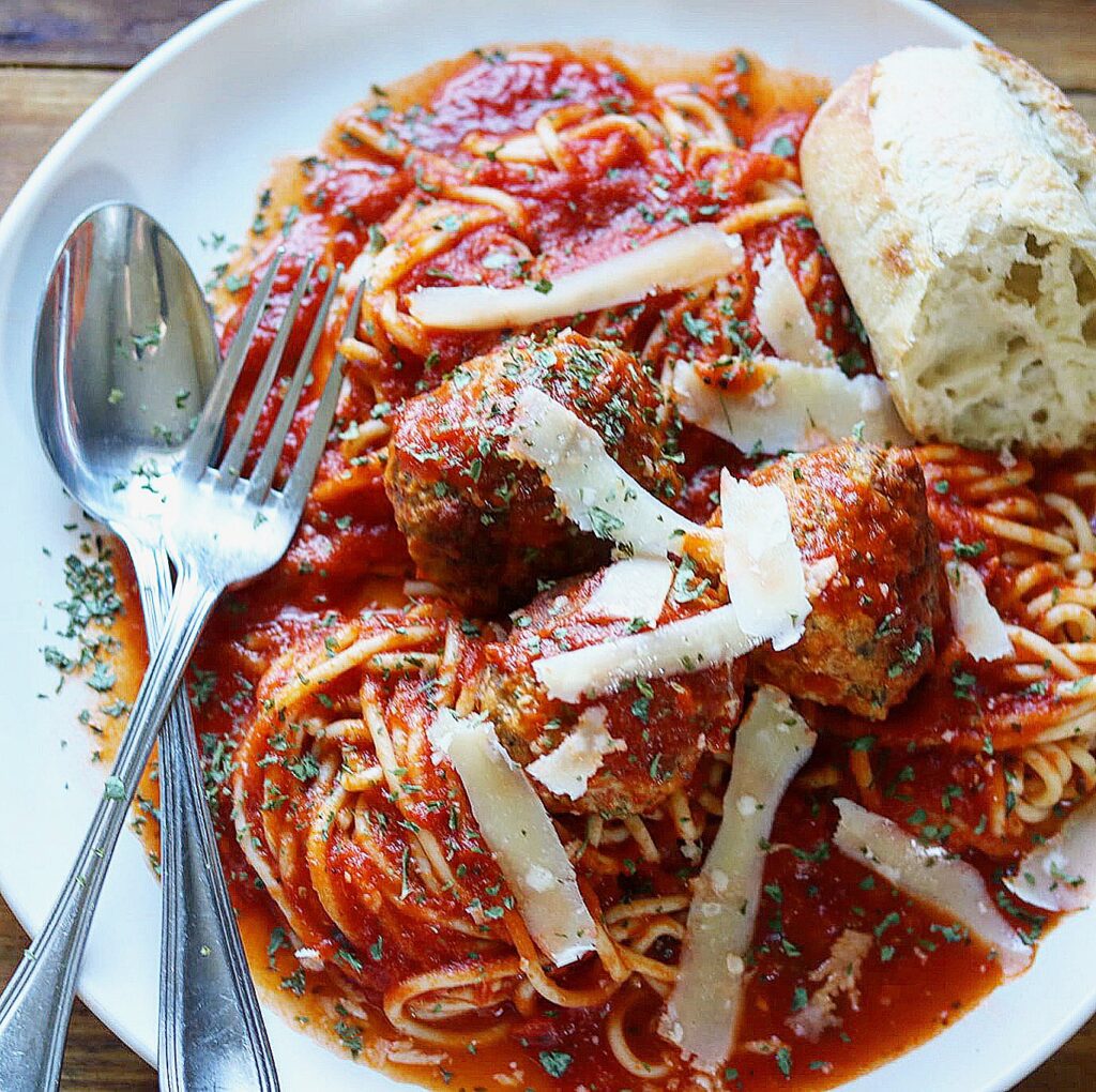 Spaghetti and Meatballs