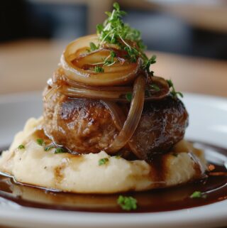 Salisbury Steak with Mushroom Gravy