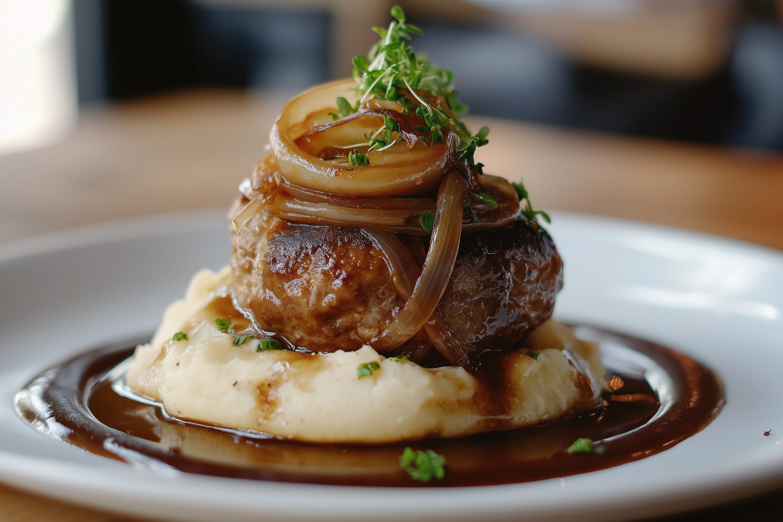 Salisbury Steak with Mushroom Gravy