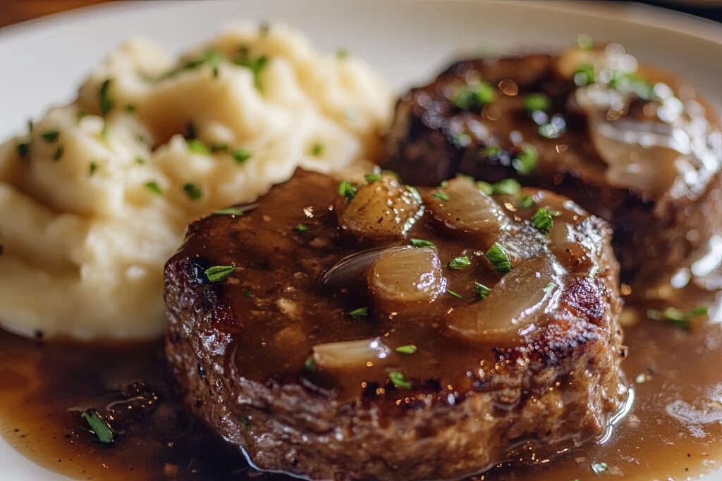 Salisbury Steak with Mushroom Gravy