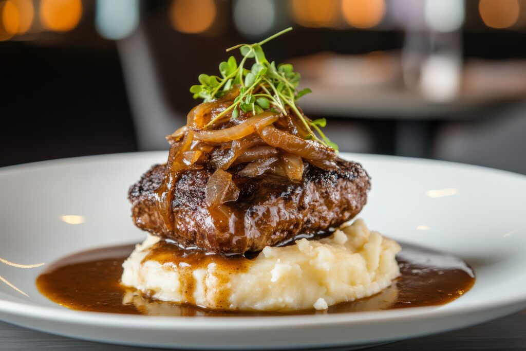 Salisbury Steak with Mushroom Gravy