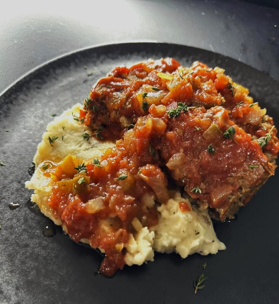 Meatloaf with Creole Sauce