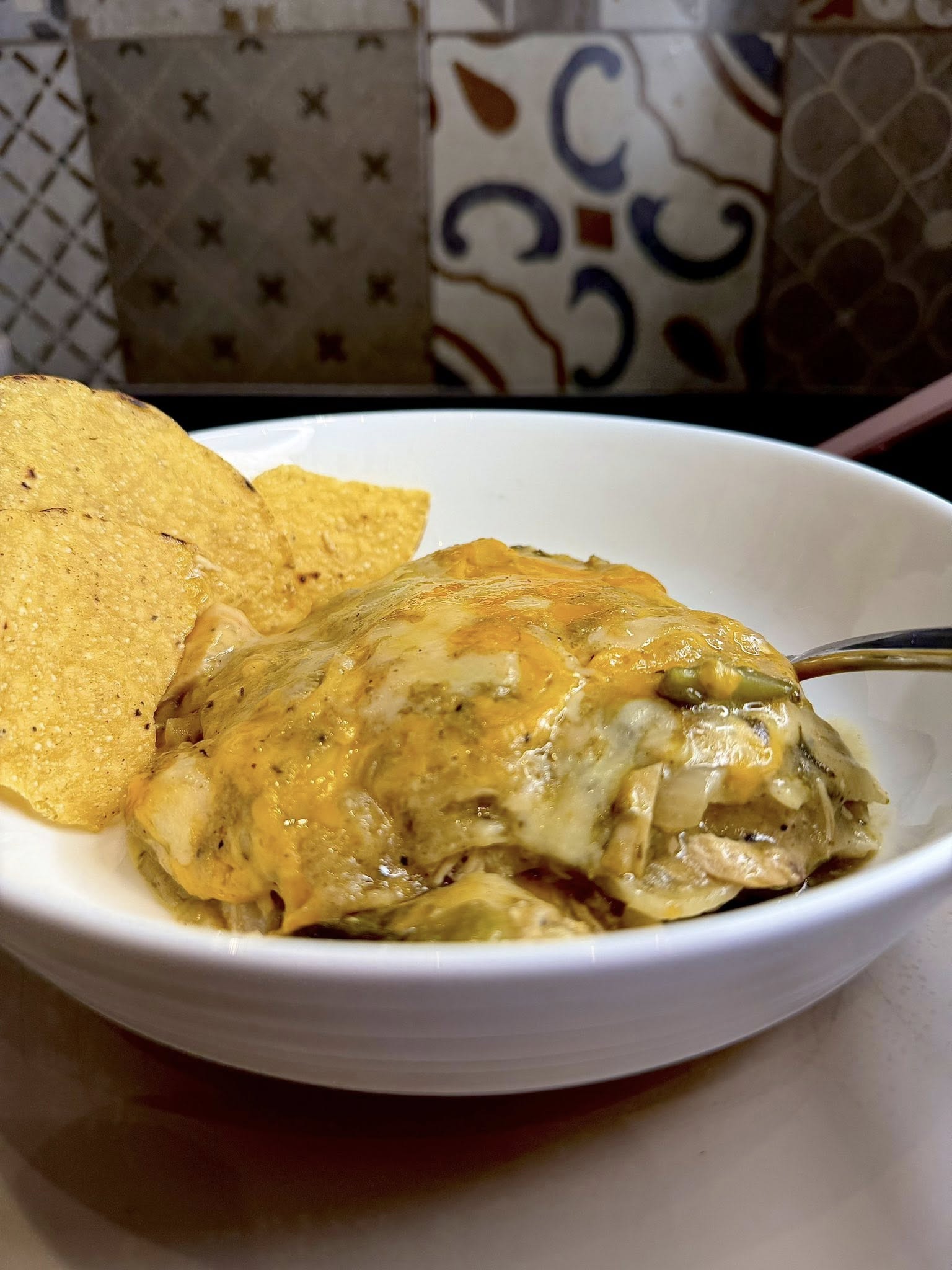 Hatch Green chile Chicken casserole